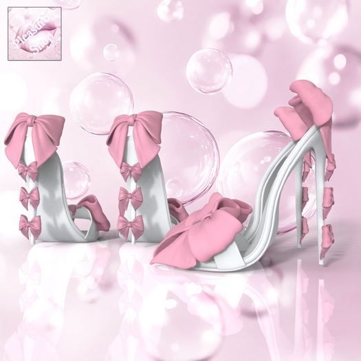 Samantha Bow Heels in Pink